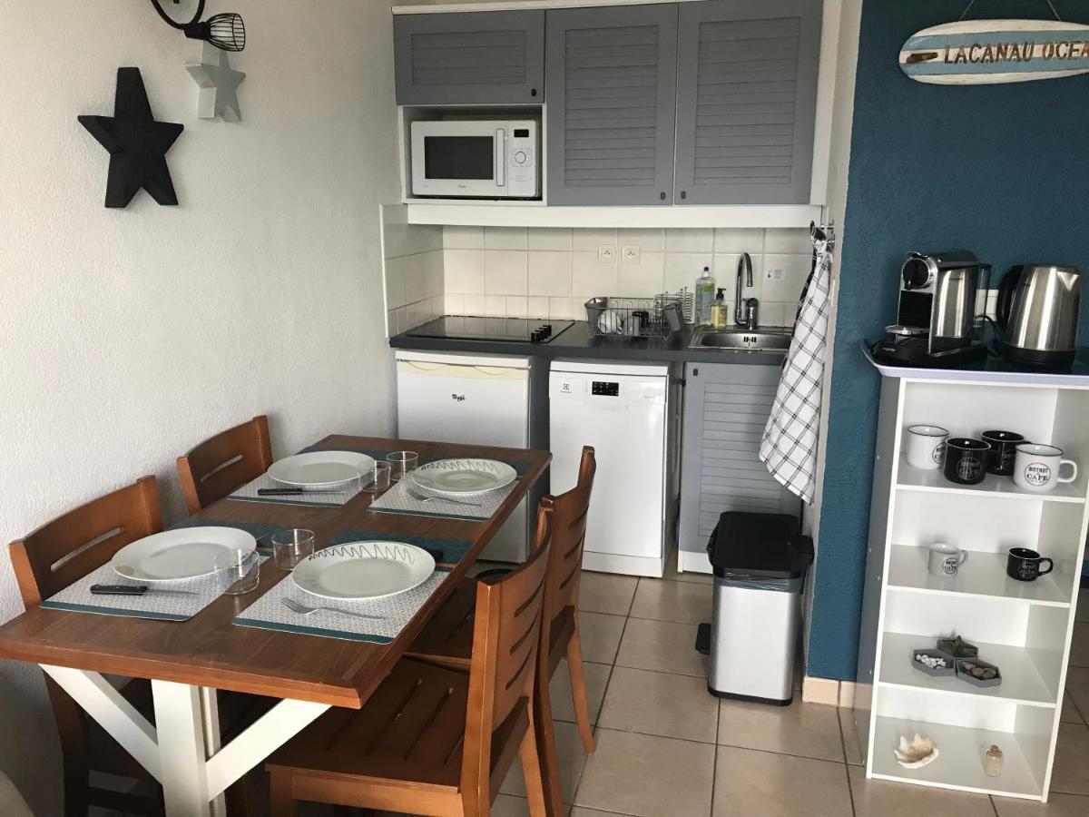 Cosy T2 Front De Mer Piscine Parking Terrasse Lacanau Luaran gambar