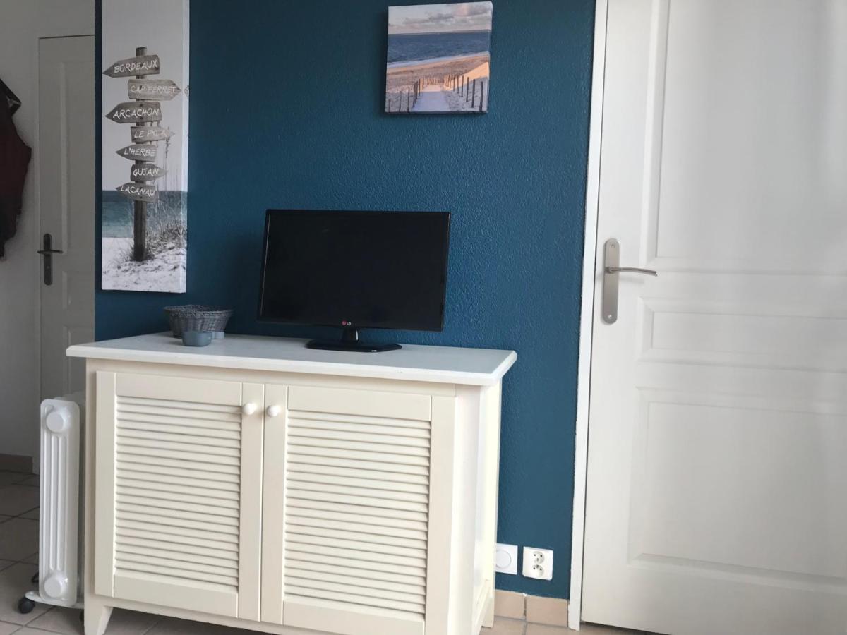 Cosy T2 Front De Mer Piscine Parking Terrasse Lacanau Luaran gambar